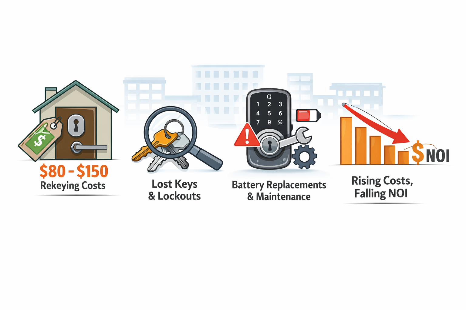 Battery free smart access