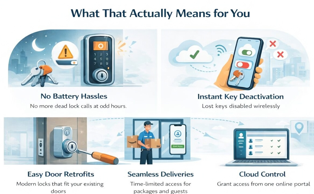 what battery free smart access means